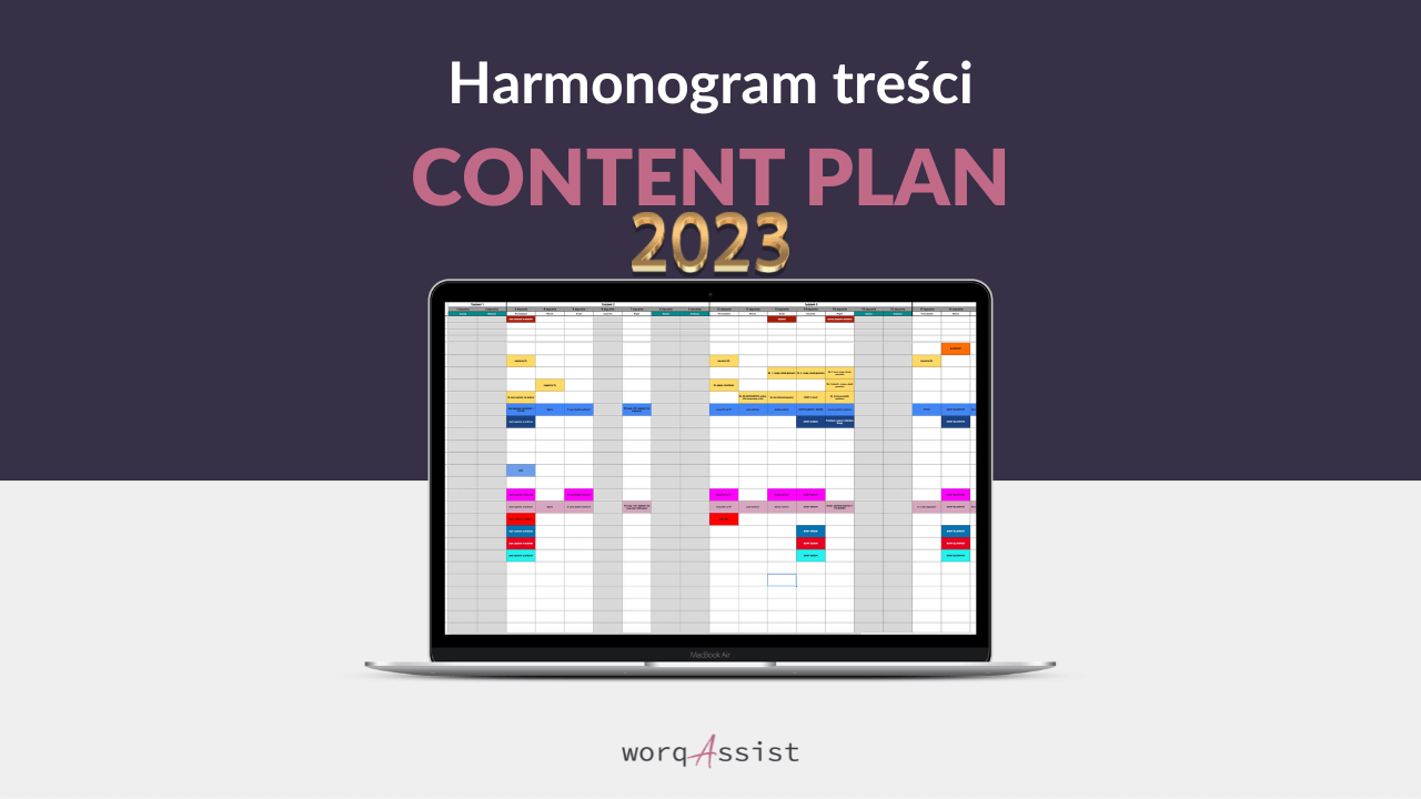 Content Plan – Harmonogram treści 2023′ z sesją planowania 1:1