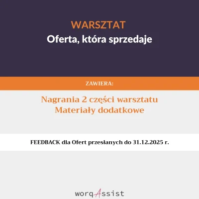 WARSZTAT - Oferta, która sprzedaje